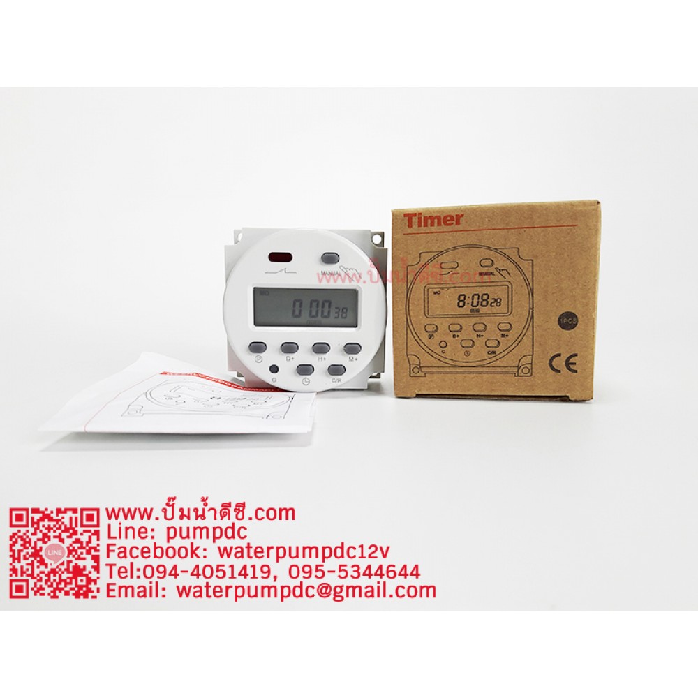 เครื่องตั้งเวลาดิจิตอล MTEC AC220V 16A รุ่น CN101A (เกรด A)